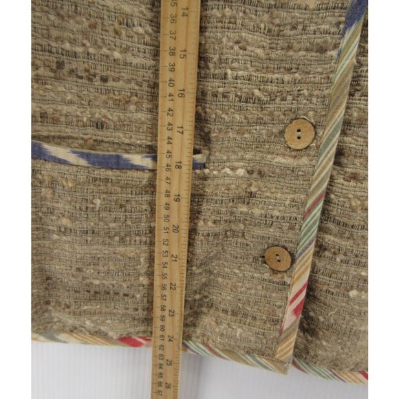 The Territory Ahead Jacket Medium Petites Silk Tweed Cottagecore - Picture 4 of 9